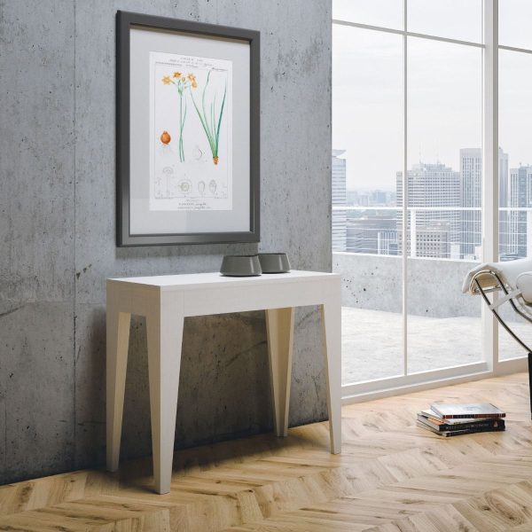 Consolle Isotta Small 90x42 Bianco Frassino - immagine 2