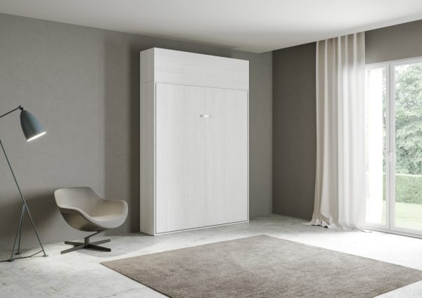 Letto 120 Kentaro Bianco Frassino con pensile vasistas - immagine 2