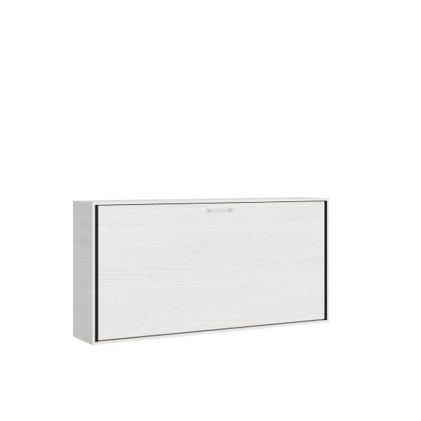 Letto Kando singolo orizzontale Bianco Frassino - immagine 5