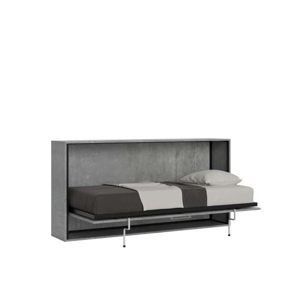 Letto Kando singolo orizzontale Cemento