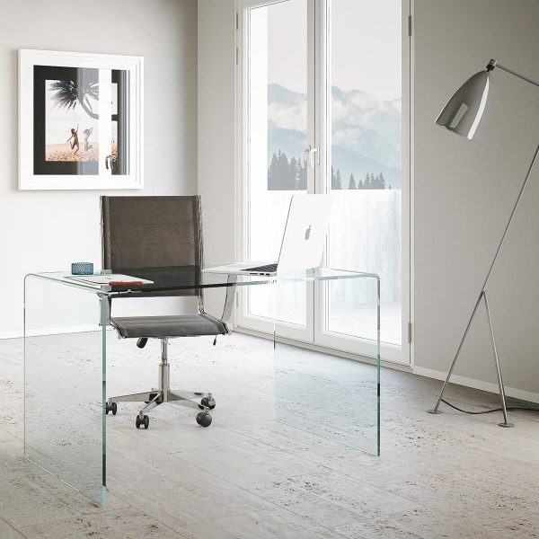 Scrittoio Office Glassy 100x60x75 lati chiusi - immagine 2