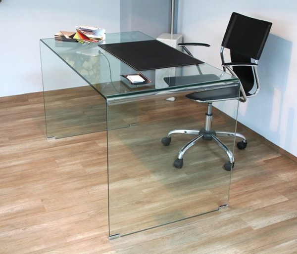 Scrittoio Office Glassy 100x60x75 lati chiusi - immagine 3