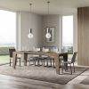 Tavolo allungabile 90x140/400 cm Naxy noce - immagine 2