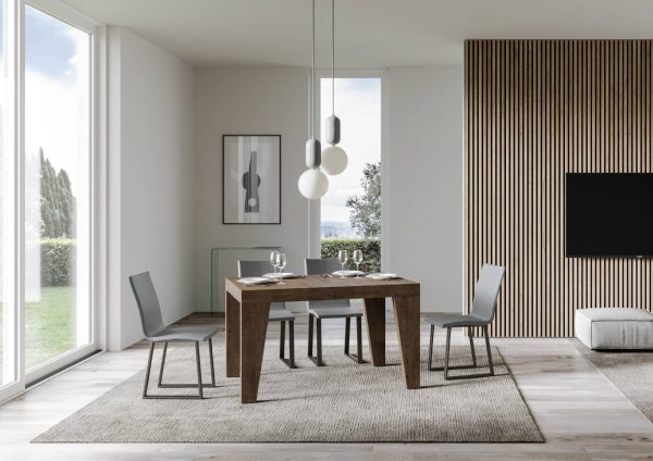 Tavolo Naxy Allungabile Noce 90x130 Allungato 234 - immagine 2