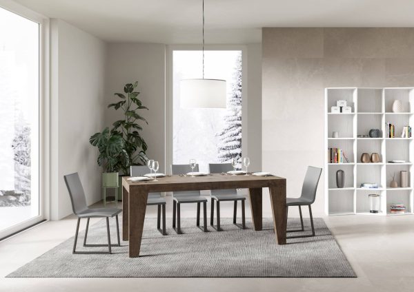 Tavolo Naxy Allungabile Noce 90x180 Allungato 284 - immagine 2