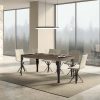 Tavolo allungabile 90x200/304 cm Paxon Noce telaio Antracite - immagine 2