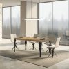Tavolo allungabile 90x200/304 cm Paxon Quercia Natura telaio Antracite - immagine 2