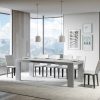 Tavolo allungabile 90x140/400 cm Roxell cemento - immagine 3