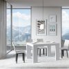 Tavolo allungabile 90x120/224 cm Roxell Premium Bianco Frassino - immagine 2