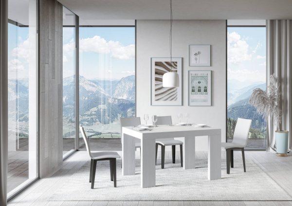 Tavolo allungabile 90x120/380 cm Roxell bianco frassino - immagine 2