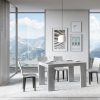 Tavolo allungabile 90x140/400 cm Roxell cemento - immagine 2