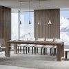 Tavolo allungabile 90x180/284 cm Roxell Premium Noce - immagine 2