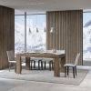 Tavolo allungabile 90x200/460 cm Roxell Noce - immagine 2