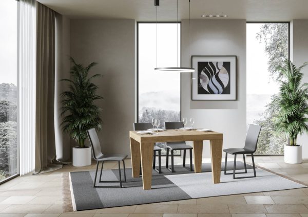 Tavolo Spimbo Allungabile Quercia Natura 90x130 Allungato 390 - immagine 2