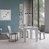 Tavolo allungabile 90x90/246 cm Spimbo Premium Bianco Frassino - immagine 2