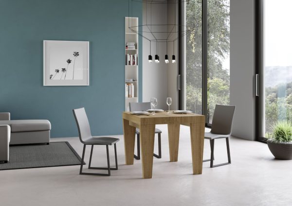 Tavolo allungabile 90x90/246 cm Spimbo Premium Quercia Natura - immagine 2