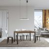 Tavolo allungabile 90X120/224 cm Everyday Quercia Natura telaio Antracite - immagine 2