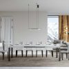 Tavolo allungabile 90X140/244 cm Everyday Bianco Frassino telaio Antracite - immagine 3