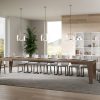 Tavolo allungabile 90x140/400 cm Naxy noce - immagine 3