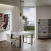 Tavolo allungabile 90x120/224 cm Tecno Premium Bianco Frassino - immagine 2