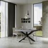 Tavolo allungabile 90x120/380 cm Volantis Premium cemento gambe antracite - immagine 3