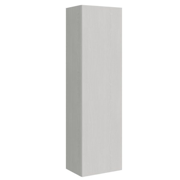 Base Colonna a terra L.60 H.210,3 P.39,5 sx-dx Bianco Frassino
