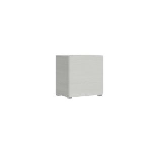 Base a terra L.60 H.60 P.39,5 con piedini sx-dx Bianco Frassino