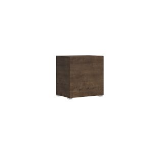 Base a terra L.60 H.60 P.39,5 con piedini sx-dx Noce