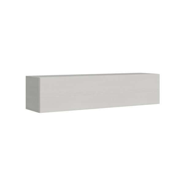Pensile TV Ribalta con passa cavi L.173,6 H.40 P.39,5 Bianco Frassino