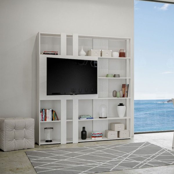 Composizione L Kato 6R 2 fianchi 2 fasce lunghe 2 fasce corte 2 fasce medie pannello TV BF - immagine 2