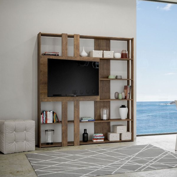 Composizione L Kato 6R 2 fianchi 2 fasce lunghe 2 fasce corte 2 fasce medie pannello TV NC - immagine 3