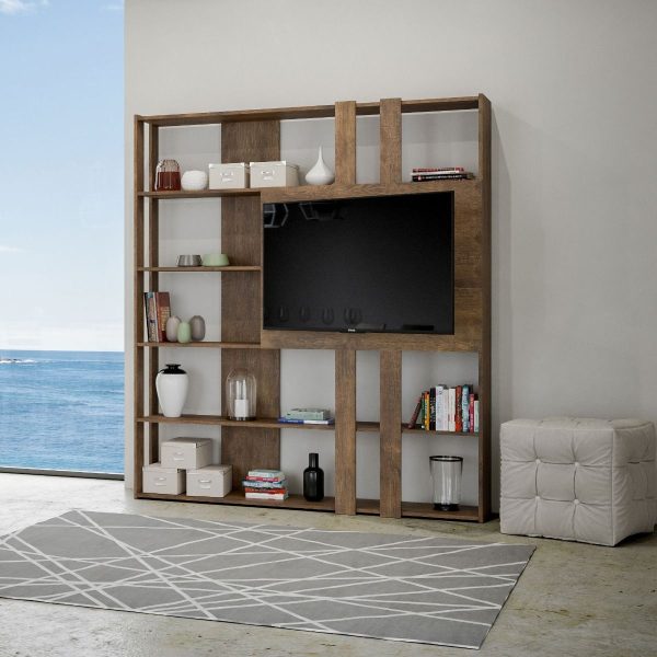 Composizione L Kato 6R 2 fianchi 2 fasce lunghe 2 fasce corte 2 fasce medie pannello TV NC - immagine 2