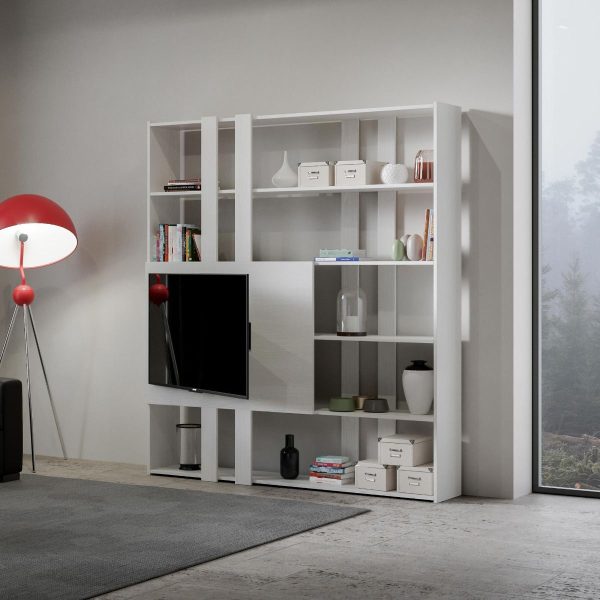 Composizione H Kato 6R 2 fianchi 2 fasce lunghe 2 fasce corte 2 fasce medie pannello TV BF - immagine 2