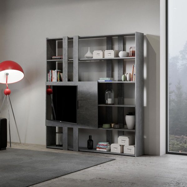 Composizione H Kato 6R 2 fianchi 2 fasce lunghe 2 fasce corte 2 fasce medie pannello TV CM - immagine 3