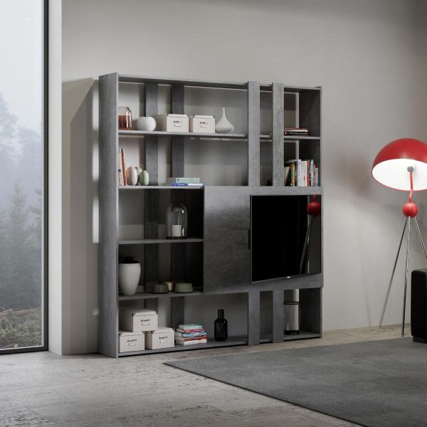 Composizione H Kato 6R 2 fianchi 2 fasce lunghe 2 fasce corte 2 fasce medie pannello TV CM - immagine 2