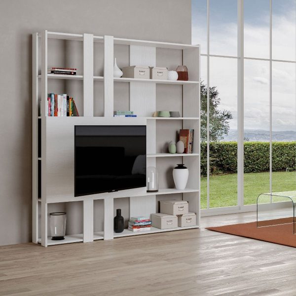 Composizione M Kato 6R 2 fianchi 2 fasce lunghe 2 fasce corte 2 fasce medie pannello TV BF - immagine 3