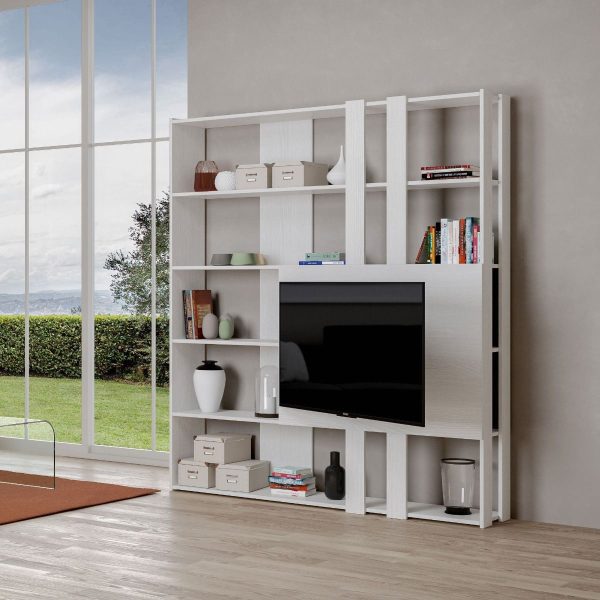 Composizione M Kato 6R 2 fianchi 2 fasce lunghe 2 fasce corte 2 fasce medie pannello TV BF - immagine 2