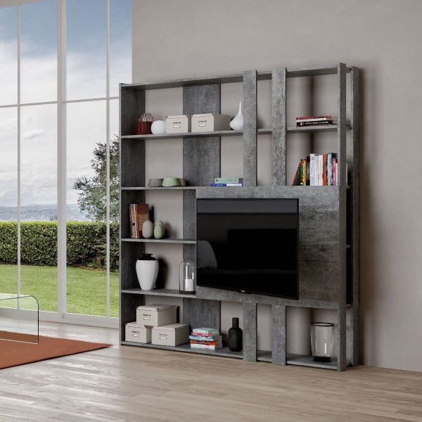 Composizione M Kato 6R 2 fianchi 2 fasce lunghe 2 fasce corte 2 fasce medie pannello TV CM - immagine 2