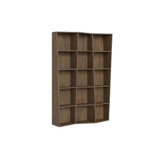Libreria Trek 3 elementi Noce