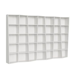 Libreria Trek 7 elementi Bianco Frassino