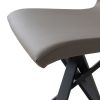 Sedia Aury gambe Antracite cuscino Tortora 52 (tipo Volantis) - immagine 4