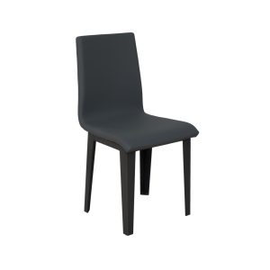 Sedia Armida gambe Antracite cuscino grigio 11 (gambe Coniche)
