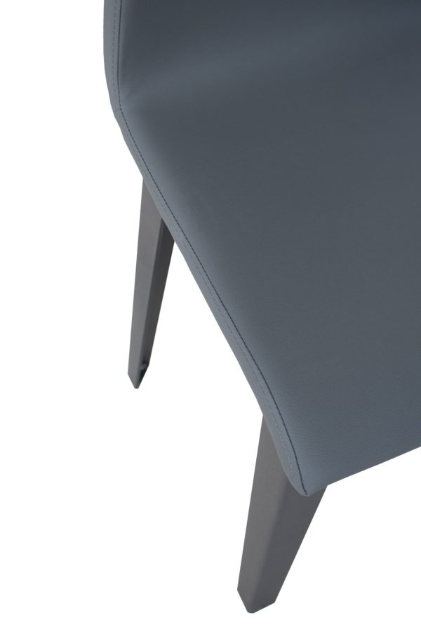 Sedia Armida gambe Antracite cuscino grigio 11 (gambe Coniche) - immagine 4