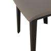 Sedia Armida gambe Antracite cuscino tortora 52 (gambe Coniche) - immagine 4