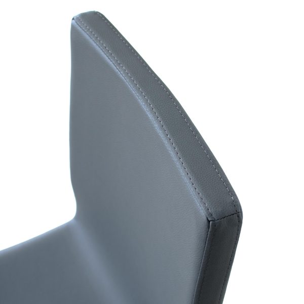 Sedia Aury gambe Antracite cuscino Grigio 11 (tipo Volantis) - immagine 5