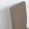 Sedia Armida gambe Antracite cuscino tortora 52 (gambe Coniche) - immagine 5