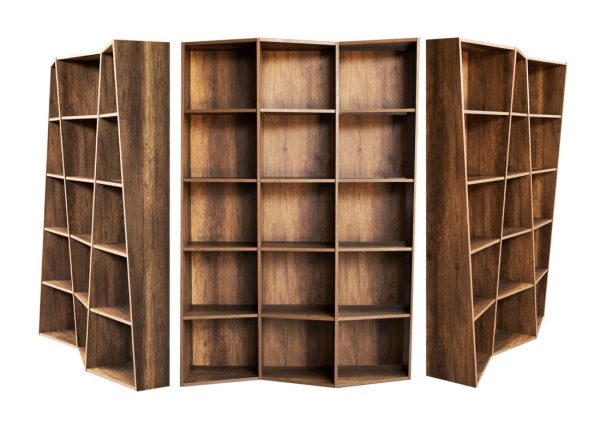 Libreria Trek 3 elementi Noce - immagine 6