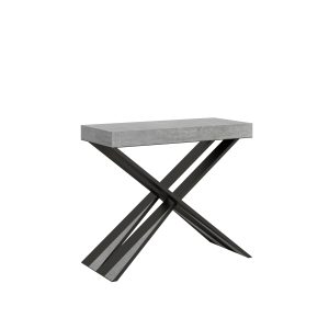 Consolle Diago Small Premium Cemento telaio Antracite