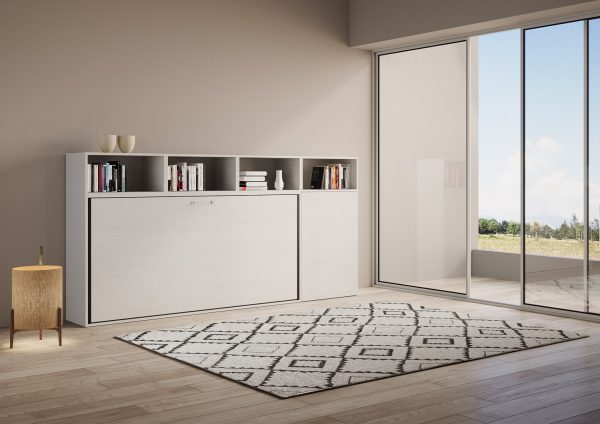 Letto Kando singolo Bianco Frassino composizione A - immagine 6