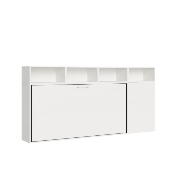 Letto Kando singolo Bianco Frassino composizione A - immagine 2